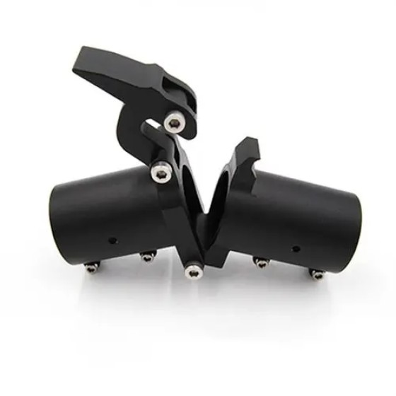 35mm/40mm Carbon Tube Horizontal Folding Part Machine Arm Tube Base Flat Folding Pipe Clamp for Multirotor Agricultural Drone